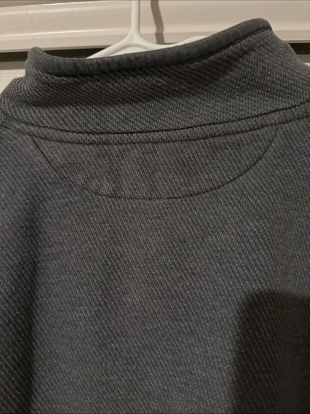 Chaps Men’s Dark Gray Half-Zip Pullover Sweater - Picture 7 of 7